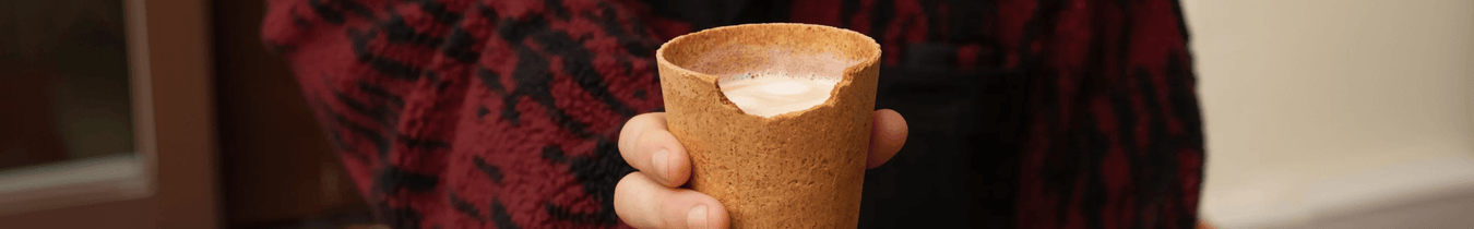 Essbare Becher