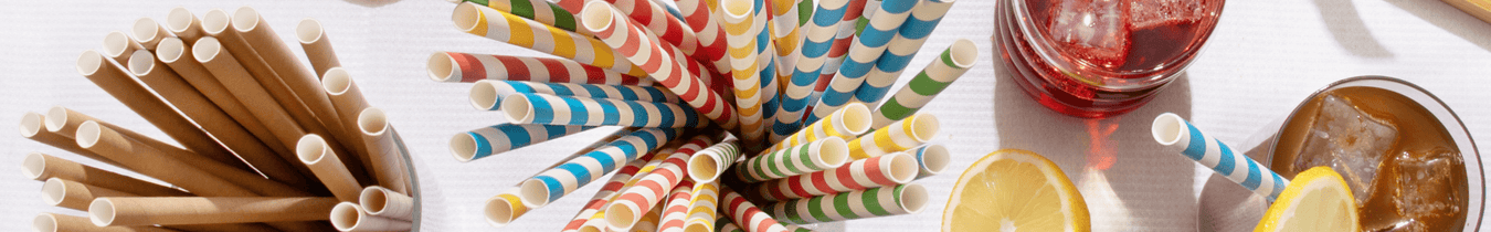 Papier Strohhalm Papier Trinkhalm
