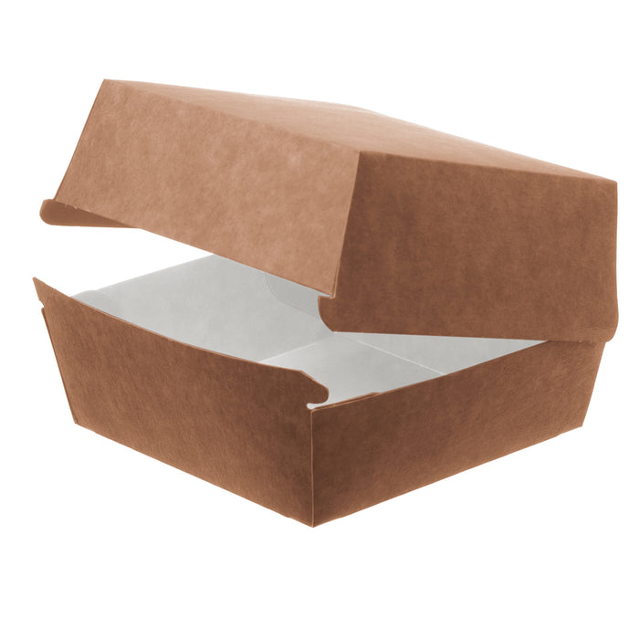 Burger Box / Menübox  Natur 11 x 11 x 8 cm