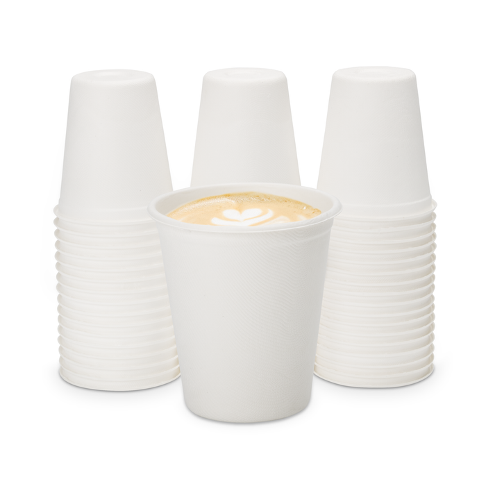 To Go Kaffeebecher, 300ml, Bagasse, Ø 9 x 9,7 cm