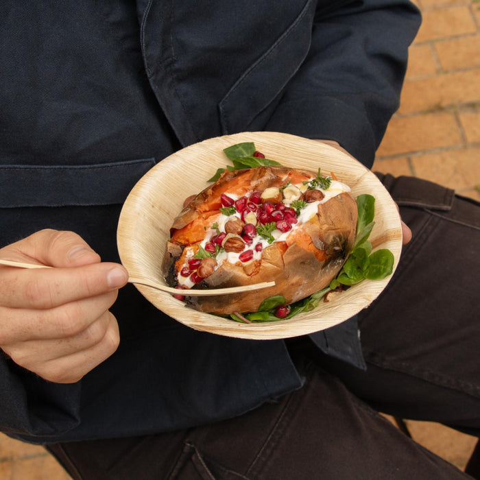 Palmblatt-Schale, 400ml, rund, LEEF, Ø 18 x 4 cm