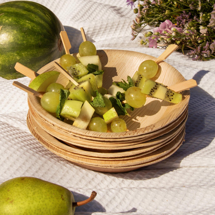 Palmblatt-Schale, 400ml, rund, LEEF, Ø 18 x 4 cm