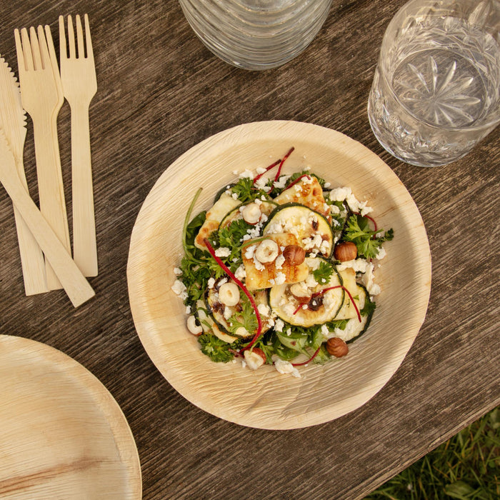 Palmblatt-Schale, 400ml, rund, LEEF, Ø 18 x 4 cm