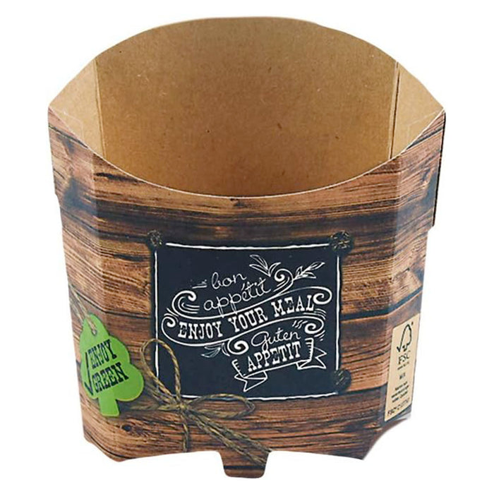 Pommes-Schütte Einweg 85 ml