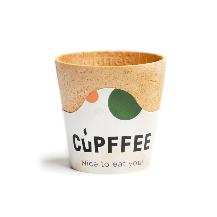 Essbarer Becher, nachhaltig, Cupffee, 110 ml