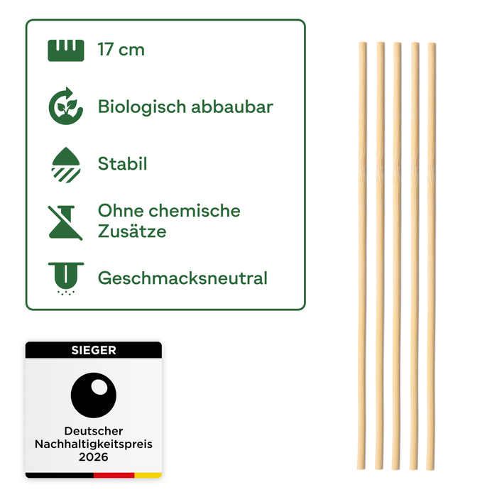 Cake Pop Sticks, Birkenholz, 17 cm