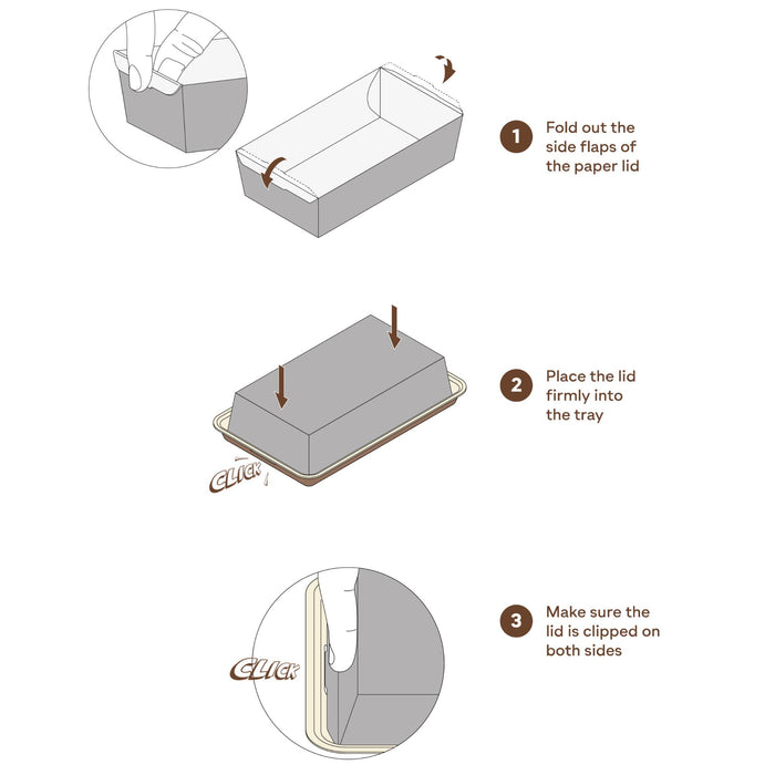 Bio Sushi Take-Away Box, aus Palmblatt mit Sichtfenster, LEEF, 18 × 10 × 5  cm