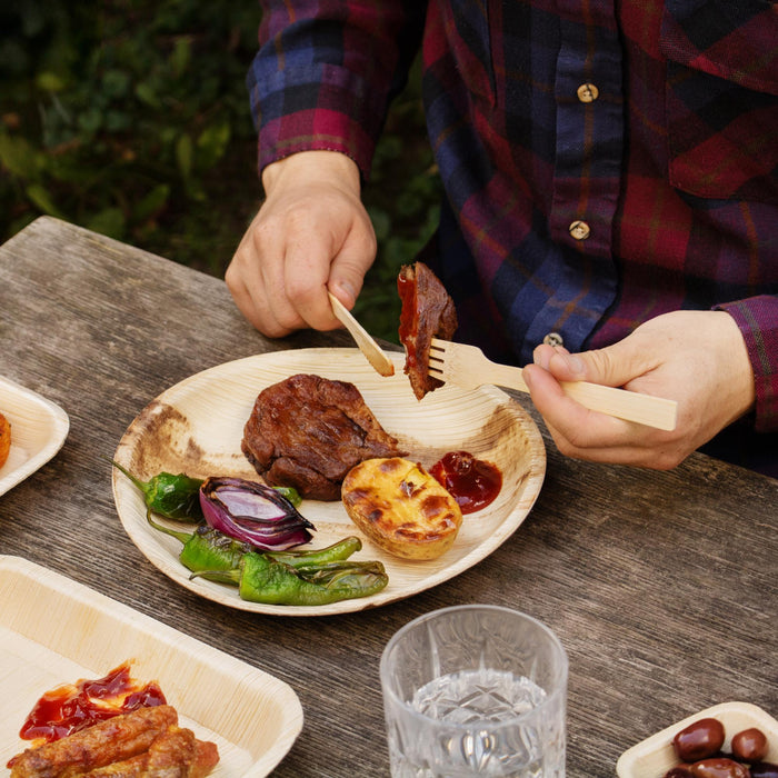 Palmblatt-Teller, rund, Ø 23 x 2,5 cm