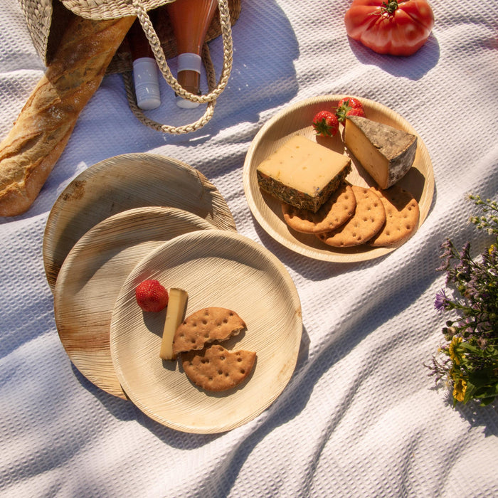 Palmblatt-Teller, rund, Ø 23 x 2,5 cm