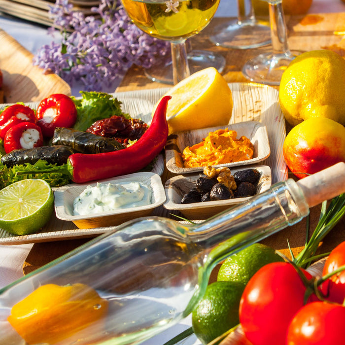 Palmblatt-Schale, 50 ml, quadratisch, 8 x 8 x 2 cm