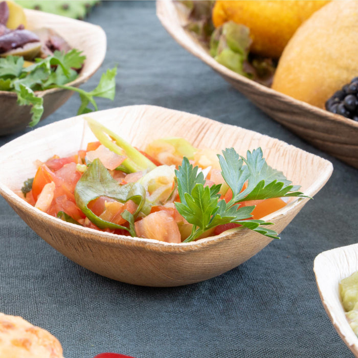 Palmblatt-Schale, 75 ml, quadratisch, 9 x 9 x 3 cm