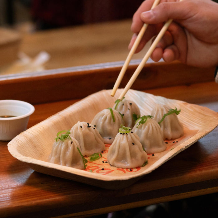 Palmblatt-Schale, 400 ml, rechteckig, 23 x 16 x 2,5 cm