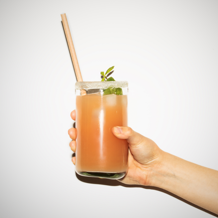 Papier-Strohhalme, braun, Ø 0,8 x 24,5 cm