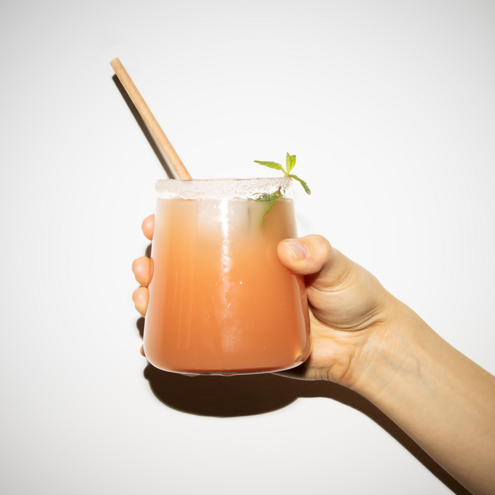 Papier-Strohhalme, braun, einzeln verpackt, Ø 0,6 x 20 cm