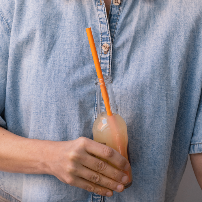 Papier-Strohhalme, bunt, Ø 0,8 x 24,5 cm