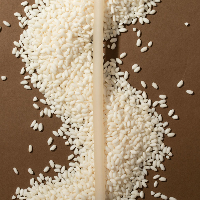 Essbare Reisstrohhalme, weiß, Ø 8 mm x 25 cm