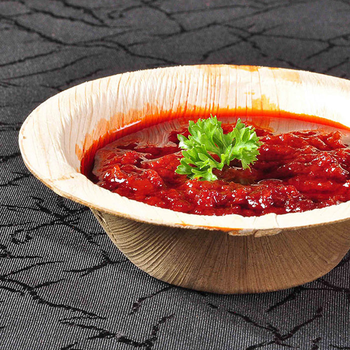 Palmblatt Schale / Schüssel rund Ø 10 cm