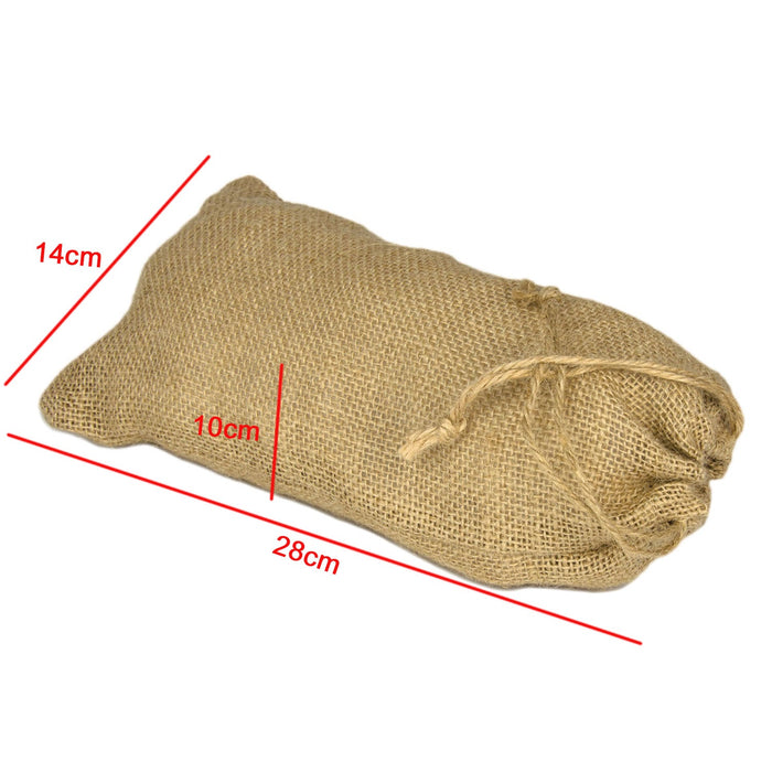 Jutesäckchen - natur 14 x 28 cm (Naturfaser) - 24er Set - 24 Säckchen