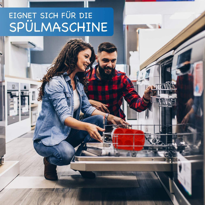 Silikonform Rosen - rot 24,5x16x3,5cm - 1 Form