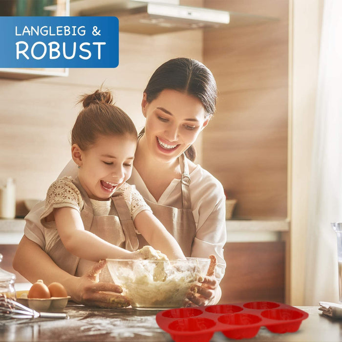 Silikonform Rosen - rot 24,5x16x3,5cm - 1 Form