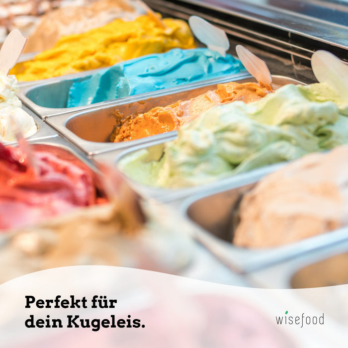 Süße Tüte mit kakaohaltiger Fettglasur und bunten Zuckerstreuseln 127mm Ø 52mm - 6 Waffeln