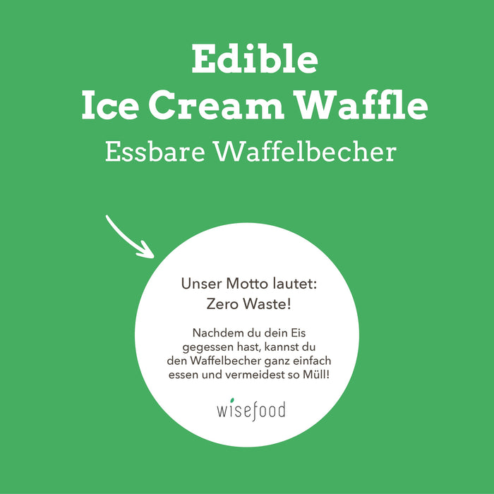 Waffel Portionsbecher 30mm Ø 45mm - 500 Waffeln