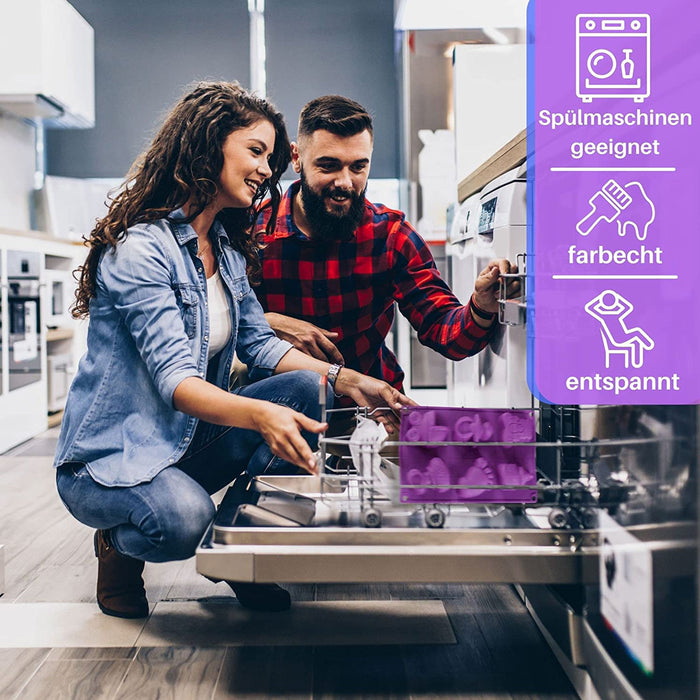 Silikonform Baby - lila 29x17x3cm