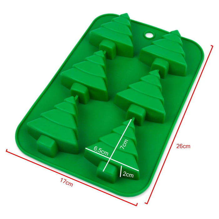 Silikonform Tanne - grün 26x17.5x2.5cm - 1 Form