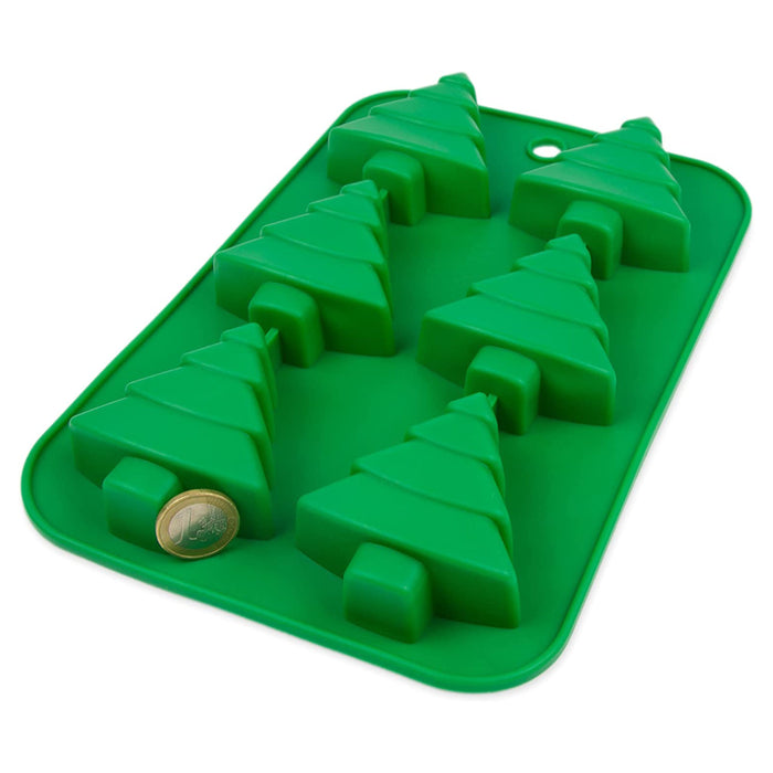 Silikonform Tanne - grün 26x17.5x2.5cm - 1 Form