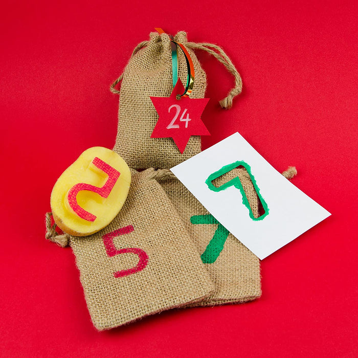 Jutesäckchen - natur 9x15cm Jutesack (Kunstfaser) - 24er Set Jute Sack