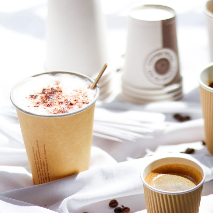 Papier Becher - braun 200ml - 50 Stück