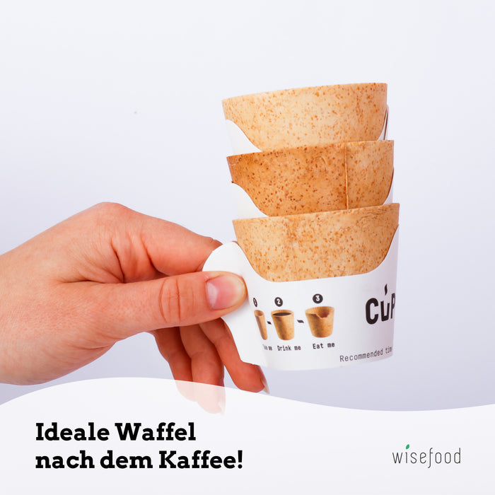 Essbare Feinkostbecher / Verpackungsbecher Cupffee