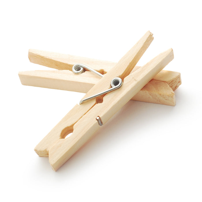 Birkenholz Wäscheklammern - 7cm - 100 Stück
