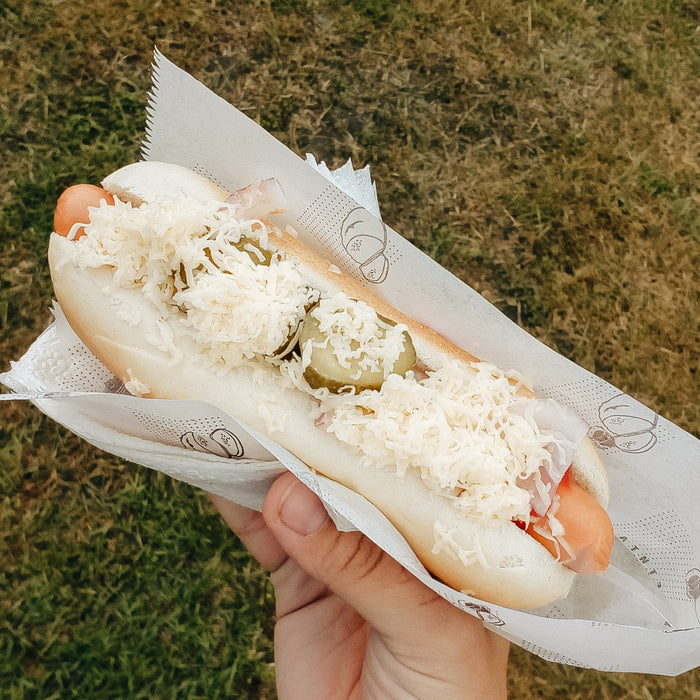 Papier Hot-Dog-Beutel - weiß 9x21cm - 2000 Stück