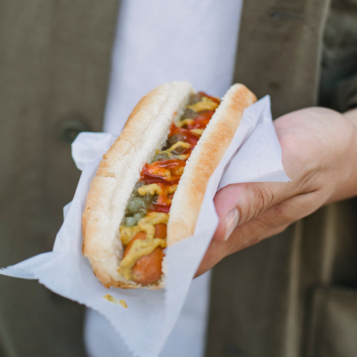 Papier Hot-Dog-Beutel - weiß 9x21cm - 2000 Stück