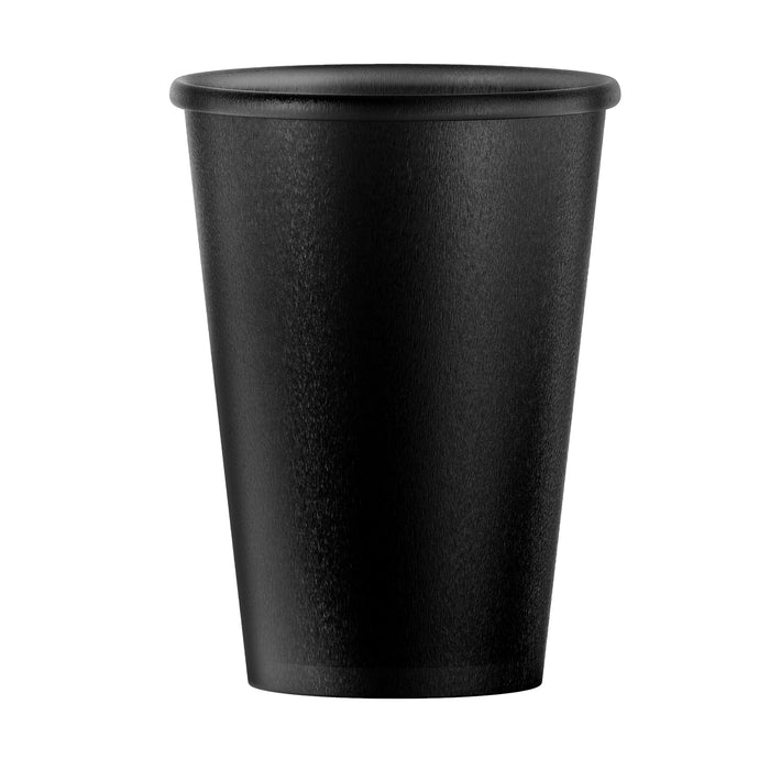 Mehrwegbecher ohne Deckel 400ml (schwarz)