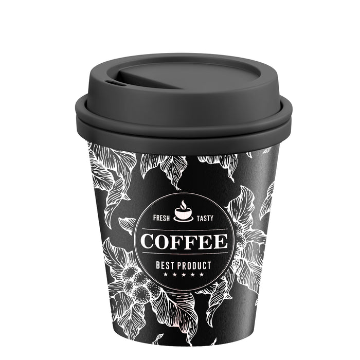 Mehrwegbecher bedruckt - 200ml PP (Becher bedruckt) - 1404 Mehrwegbecher