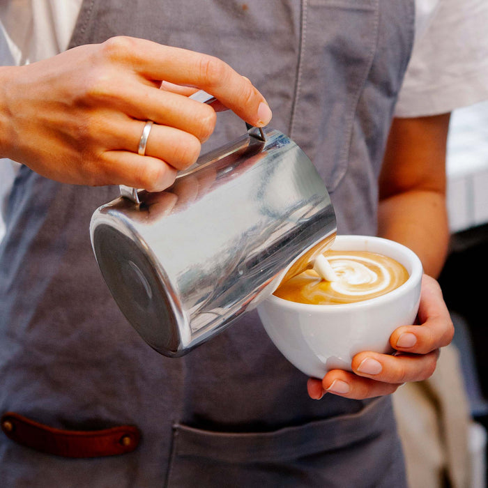 Milchgießer aus Edelstahl