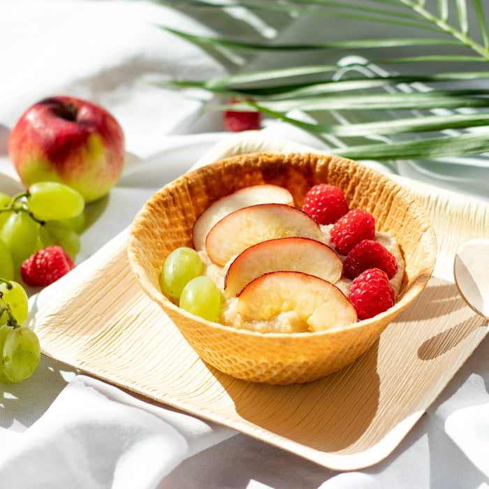 Palmblatt-Teller, quadratisch, LEEF, 25 x 25 cm