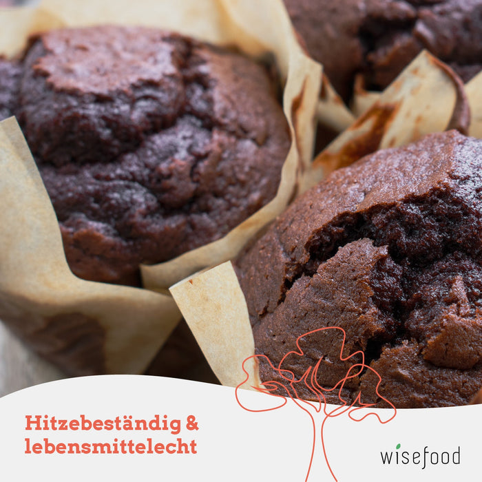 Papier Muffinförmchen - braun - 100 Stück