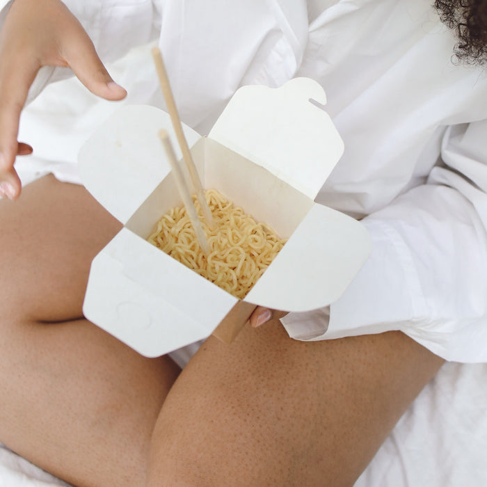 Papier Food Box - braun 700ml - PLA - 50 Stück