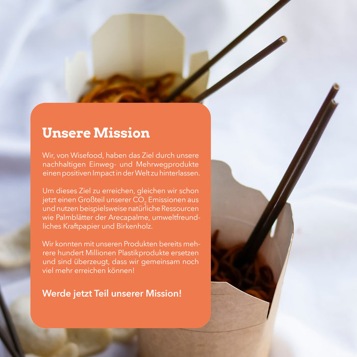 Papier Food Box - braun 700ml - PLA - 50 Stück