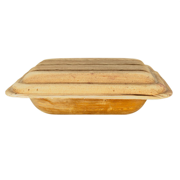Palmblatt Take-Away-Box rechteckig 26 x 18 x 5 cm Lunchbox Menübox Einweg