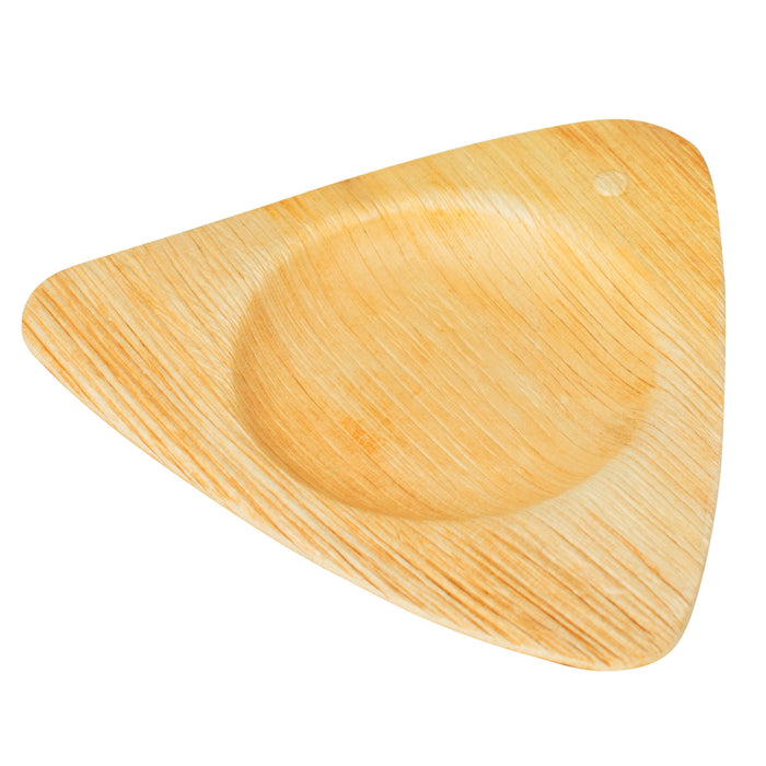 Palmblatt Teller dreieckig 15cm - Wiseware