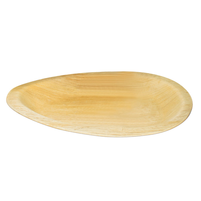 Palmblatt Teller oval 26 cm tropfenförmig