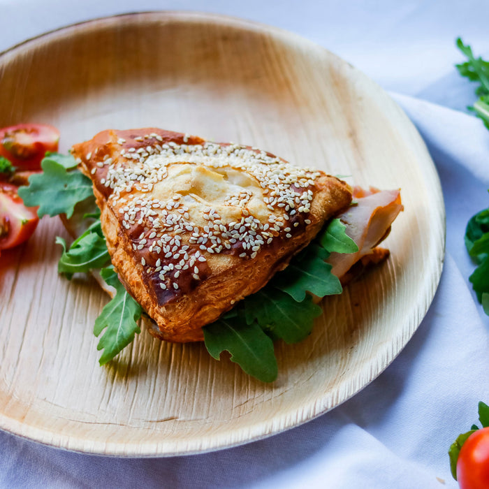 Palmblatt Schale oval 20 x 13 cm