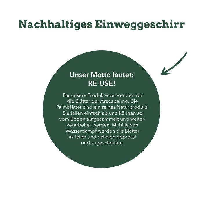 Palmblatt Schale oval 20 x 13 cm