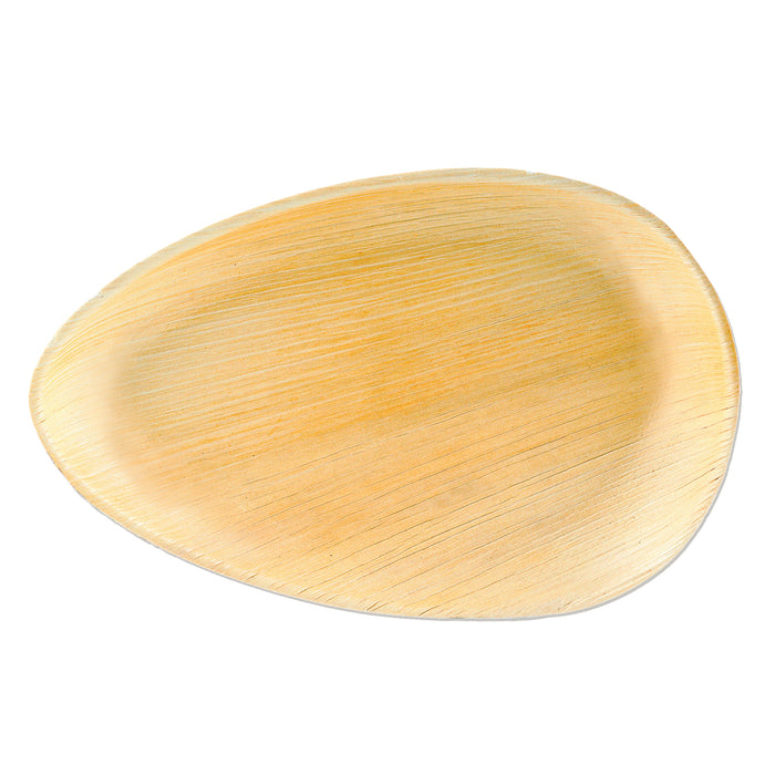 Palmblatt Teller oval 26 cm tropfenförmig