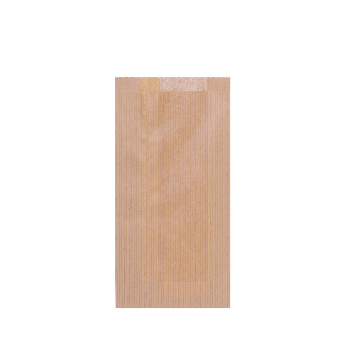 Papier Bäckertüte - braun 12  x 5 x 23 cm