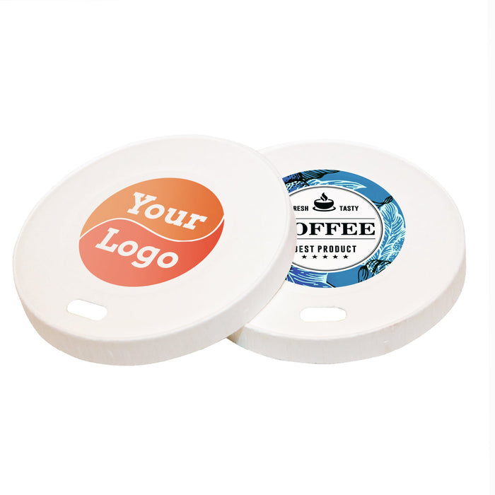 Papier Deckel PE-beschichtet - 80mm - individuell bedruckt - 1000 Stück